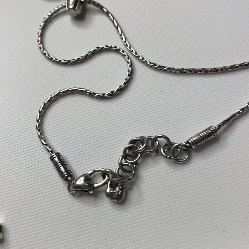 Retired Brighton Triple Open Heart Necklace - Picture 2 of 5